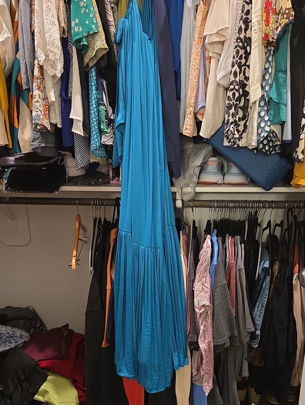 Banana Republic Teal Maxi Dress